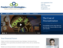 Tablet Screenshot of frazierws.com
